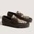 VANS 2-EYELET BOAT SHOE PONY HAIR DARK BROWN VN000Z96DRB画像