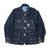 Workers Deluxe Railroad Jacket 12 oz, Grey Back Indigo Herringbone画像