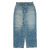 BURGUS PLUS Work painter pants 11oz Denim - Light Used 560-10画像