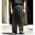 NONNOTTE Super 140's Shadow Jacquard - Bird Plaid Draping Five-Tuck Wide Trousers N-26A-011画像