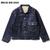 HOUSTON 51373 TYPE-1 DENIM JACKET T-BACK-画像