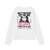 X-girl FACE BOX AND MESSAGE L/S TEE 105263011006画像