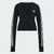 ADIDAS ORIGINALS BY JENNIE KNITTED WRAP AROUND CARDIGAN Black LD8933画像