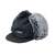 X-girl BOX LOGO EMBROIDERED DOG EAR JET CAP BLACK 105263051001画像