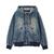 AVIREX GOALERS STITCH DENIM ZIP HOODIE 7836252024画像