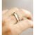 INTERIM TAXCO SILVER FLAT TWISTED RING IT26A277画像