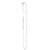 Subciety Silver rope chain necklace 155-94271画像