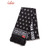 COOKMAN Knitted Scarf Bandanna Cross Black 233-63249画像