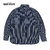 HOUSTON 41255VW VINTAGE STRIPE VIYELLA SHIRT画像