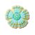 crocs JIBBITZ MULTI BLUE FLOWER 10013820画像