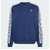 adidas Originals ADICOLOR 3-STRIPES OVERSIZED CREWNECK -NIGHT INDIGO/GREY TWO- KS7516画像