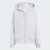 adidas Originals Oversize Full Zip Hoodie Light Grey Heather LC8114画像