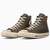 CONVERSE ALL STAR AGED CRACKED LEATHER HI BURNT BROWN 31319290画像