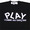 PLAY COMME des GARCONS PLAYロゴ Tシャツ BLACK画像