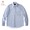 KINGSWOOD 長袖 ラウンドカラーシャツ ブルーストライプ画像