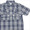 Whiz CHECK 半袖シャツ GRAY画像