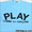PLAY COMME des GARCONS x D&DEPARTMENT PLAY ロゴ Tシャツ BLUE画像