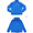 adidas Padded Windbreaker JKT Blue Originals Z13924画像