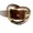 MARTIN FAIZEY 1inch TUG BUCKLE BRIDLE LEATHER BELT dark brown(brass)画像
