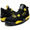 NIKE AIR JORDAN 4 RETRO "THUNDER" blk/wht-t.yellow 308497-008画像