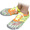vibram FiveFingers SEEYA LS Green/Yellow/Orange M3806画像