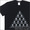 mastermind JAPAN スビンゴールド天竺 トライアングル スカル Tシャツ BLACK画像