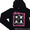 mastermind JAPAN x STUSSY SKULL PATTERN PULLOVER HOODIE BLACKxPINK画像