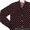 PLAY COMME des GARCONS POLKA DOT KNIT CARDIGAN BURGUNDY画像