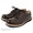 LABORER SHOES POSTMAN OXFORD BROWN GLASS LEATHER 13FA-001画像