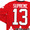 Supreme Fleur de lis Hockey Top RED画像