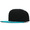 FLEXFIT BLANK SNAPBACK BLACKxTURQUOISE APFFB011画像