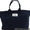 TRIPLE ACE CLUB LOGO TOTE BAG L NAVY画像