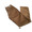 POST OVERALLS #2316 MENPOLINI NEUTRAL COTTON CORDUROY PANTS/brown画像
