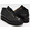 NICKS BOOTS OXFORD LACE TO TOE 4inch BLACK STRAP SMOOTH LEATHER #2021 VIBRAM SOLE (BLACK) (WIDTH:E)画像