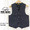 IRON HEART 12oz WABASH-STRIPE WORK VEST IHV-02画像