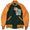 SKOOKUM AWARD JACKET Melton Wool x Leather Sleeve "ELLET 1951" RAGLAN SLEEVE, CHENILLE PATCH画像
