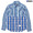 atmos PLAID SPLIT SHIRT BLUE ATS-NA-0002画像