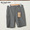 Kaptain Sunshine WASH'N TRAVEL Bermuda Shorts Gray Wool画像