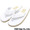 BARNEYS NEWYORK x ISLAND SLIPPER スタッズ トングサンダル WHITE/WHITE画像