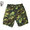 CORONA #CP79 FATIGUE SHORTS leaf camo poplin画像