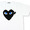 PLAY COMME des GARCONS ブラックハート ブルーアイ Tシャツ画像