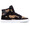 SUPRA WMNS VAIDER BLACK SUEDE/GOLD FOIL CROCODILE-PRINT UNDERLAYS-WHITE SW28030画像