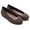 crocs MAMMOTH LEOPARD LINED FLAT W MAHOGANY/MAHOGANY 16203-2L3画像