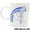 Ron Herman × Disney ALICE RAINBOW MUG WHITExBLUE画像