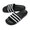 adidas ADILETTE Core Black / White / Core Black 280647画像