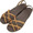 crocs huarache mini wedge w BRONZE/ESPRESSO 14384-8OZ画像
