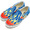 VANS KIDS CLASSIC SLIP-ON (FLAME) SKYDIVER VN-0ZBUFEY画像