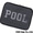 the POOL aoyama POOL POUCH MID BLACK画像
