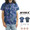 AVIREX TYPE BLUE PIGMENT PRINT PALM TREE SHIRT 6155140画像