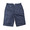 POST OVERALLS #1374L LINED VINTAGE CALICO MENPOLINI SHORTS2/blue ivy画像